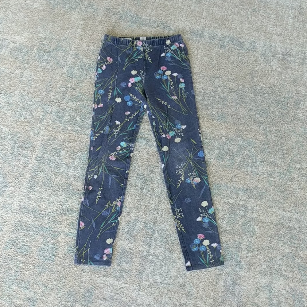 GAP Floral Girls Pants, Size 10